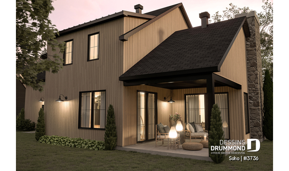 Vue arrière - MODÈLE DE BASE - Soho