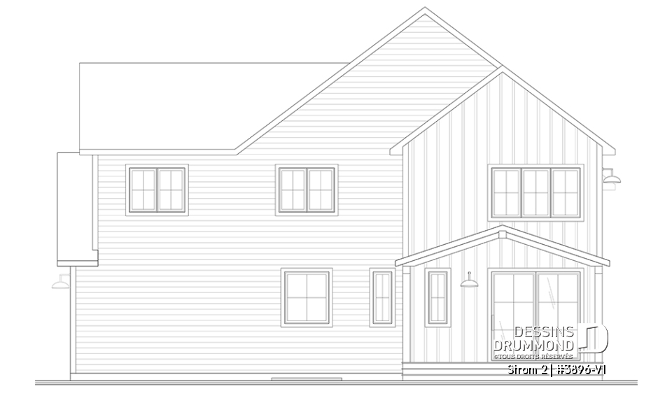 Élévation arrière - Strom 2