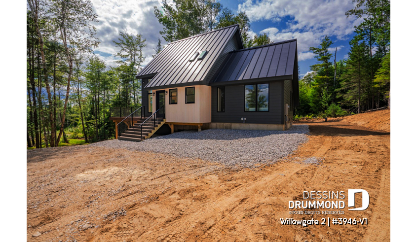 Photo Inversé du plan de maison unifamiliale 3946-V1 Photo Inversé - Willowgate 2