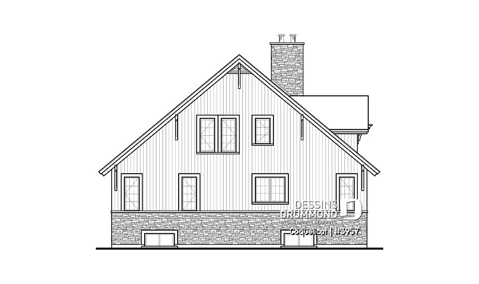 Élévation avant - Coquelicot