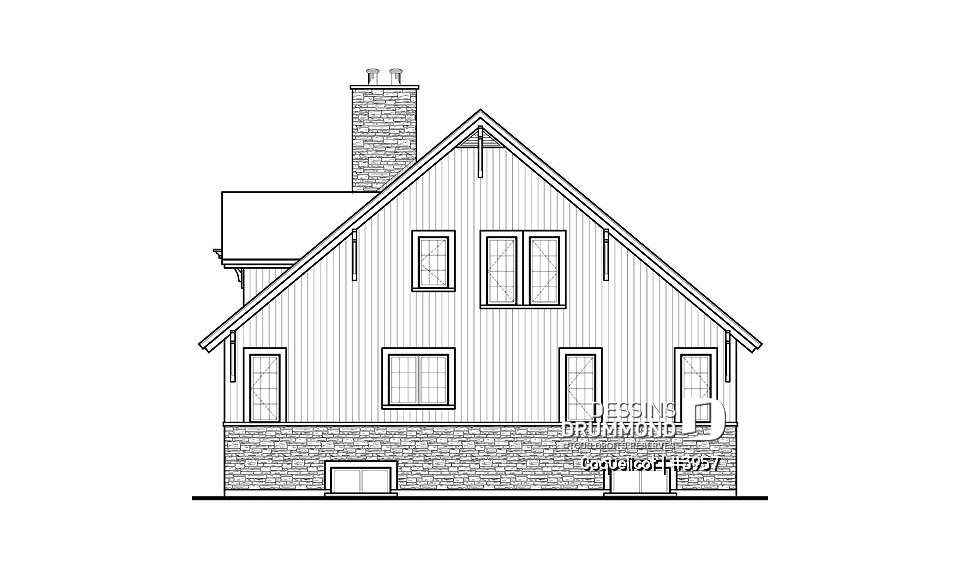 Élévation avant - Coquelicot