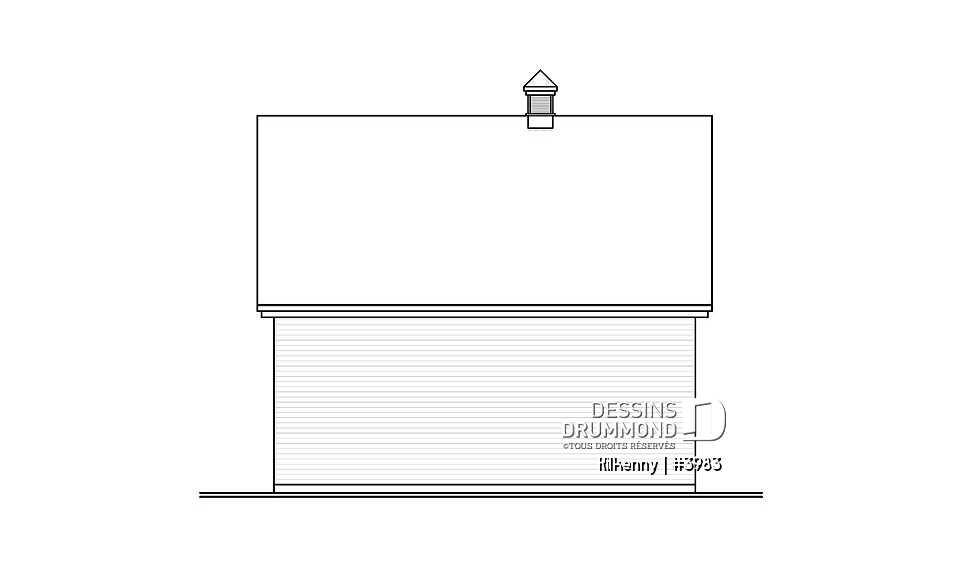 Élévation arrière - Kilkenny