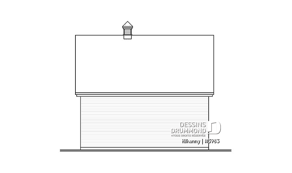 Élévation arrière - Kilkenny