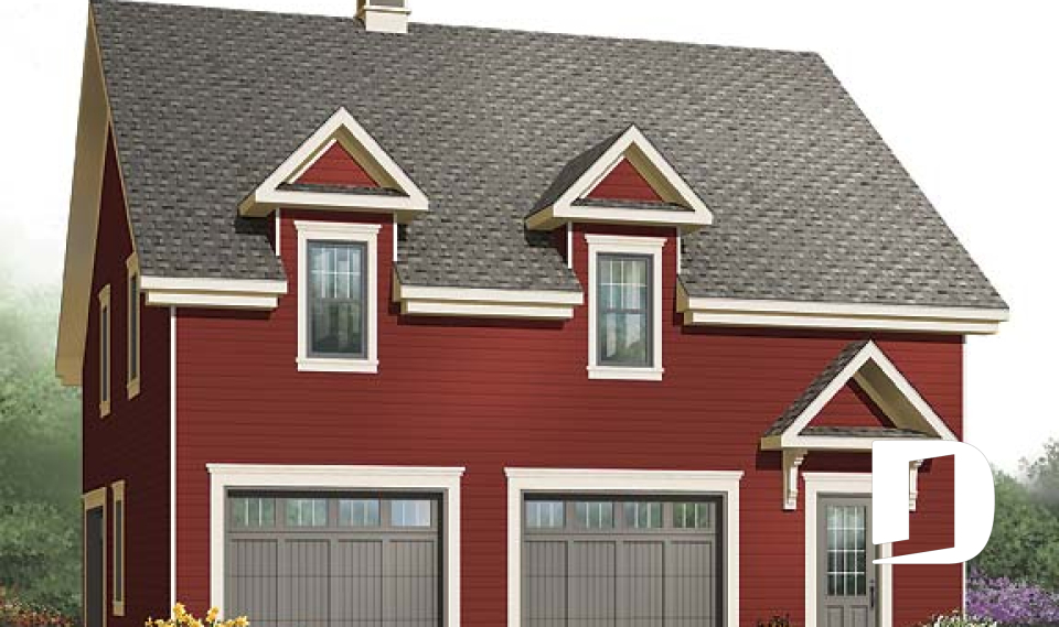 Vue avant - MODÈLE DE BASE - Garage triple offrant coin rangement, salle d'eau &amp; espace boni  - Kilkenny