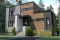 Vue avant - MODÈLE DE BASE - Plan de maison moderne cubique 4 chambres, plafond à 9' au rez-de-chaussée, aire ouverte, vestiaire - Magnolia 3