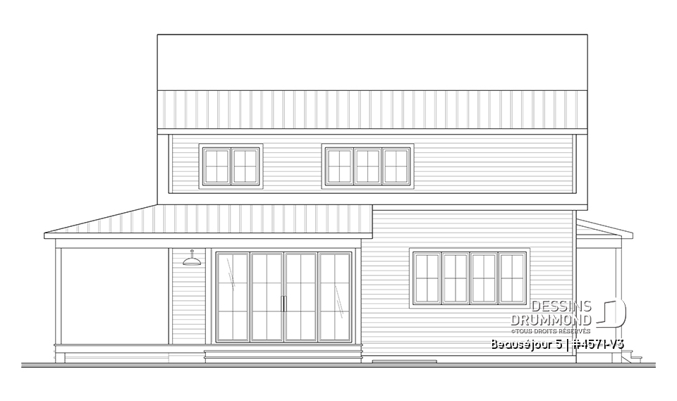Vue arrière - MODÈLE DE BASE - Beauséjour 5