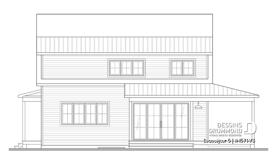 Vue arrière - MODÈLE DE BASE - Beauséjour 5