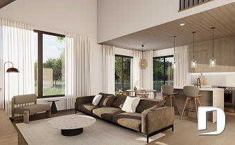 Photo Salle de séjour - Portland