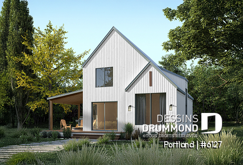 Vue arrière - MODÈLE DE BASE -  - Portland