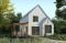 Vue arrière - MODÈLE DE BASE - Modèle de maison Scandinave proposant revêtement Maibec de cèdre rouge - Portland