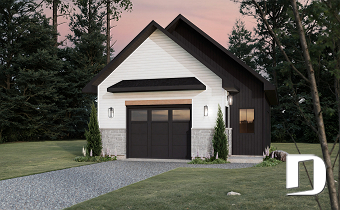 Vue avant - MODÈLE DE BASE -  - Oak Haven