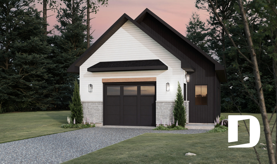 Vue avant - MODÈLE DE BASE -  - Oak Haven