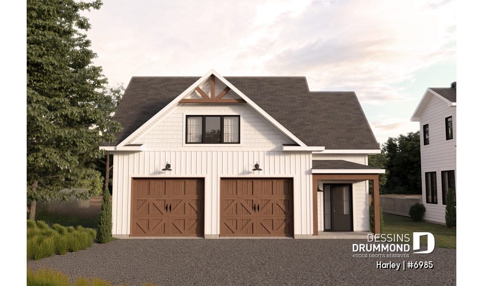 Vue avant - MODÈLE DE BASE - Harley