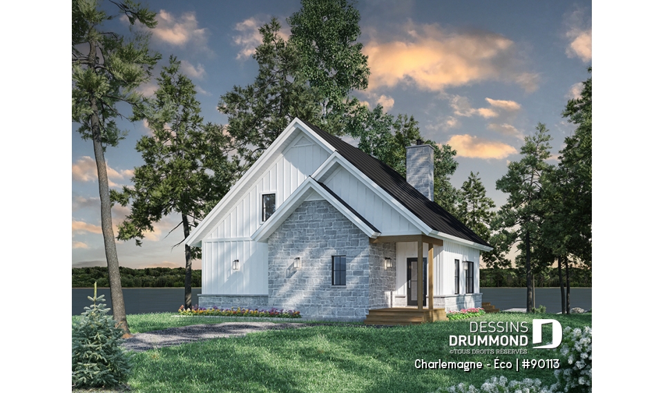 Vue avant - MODÈLE DE BASE - Charlemagne - Éco