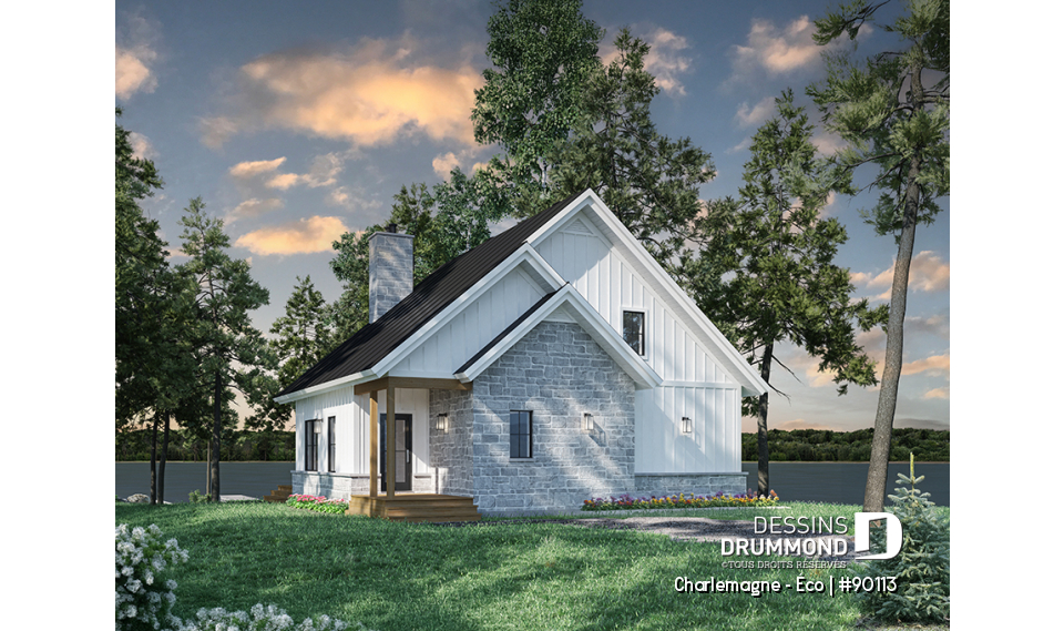 Vue avant - MODÈLE DE BASE - Charlemagne - Éco