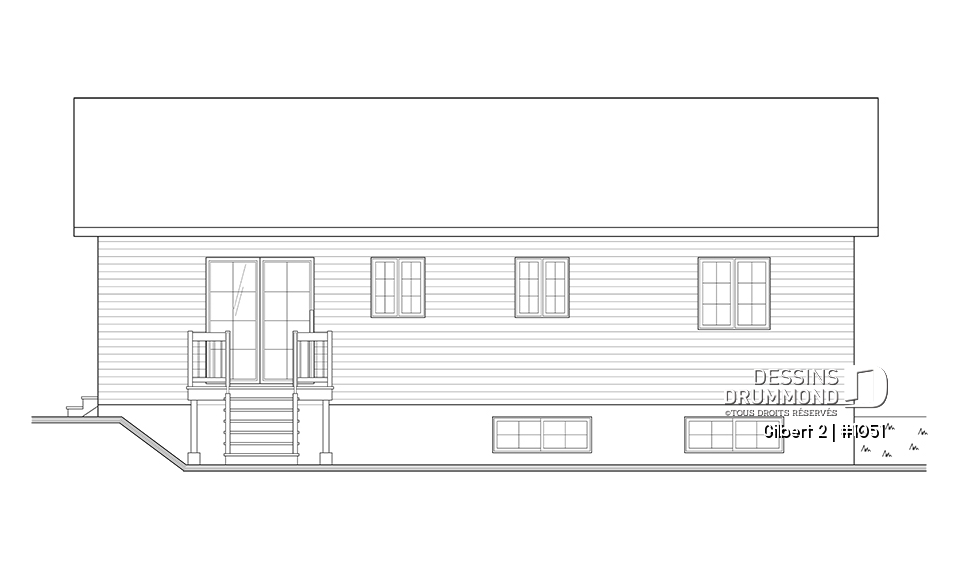 Élévation arrière - Gilbert 2