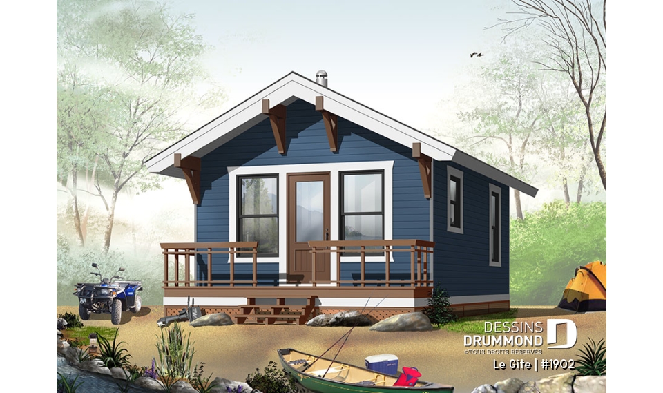 Version couleur no. 1 - Vue avant - Le Gîte