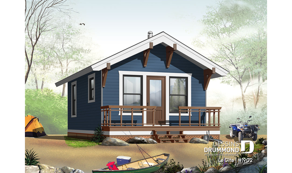 Version couleur no. 1 - Vue avant - Le Gîte