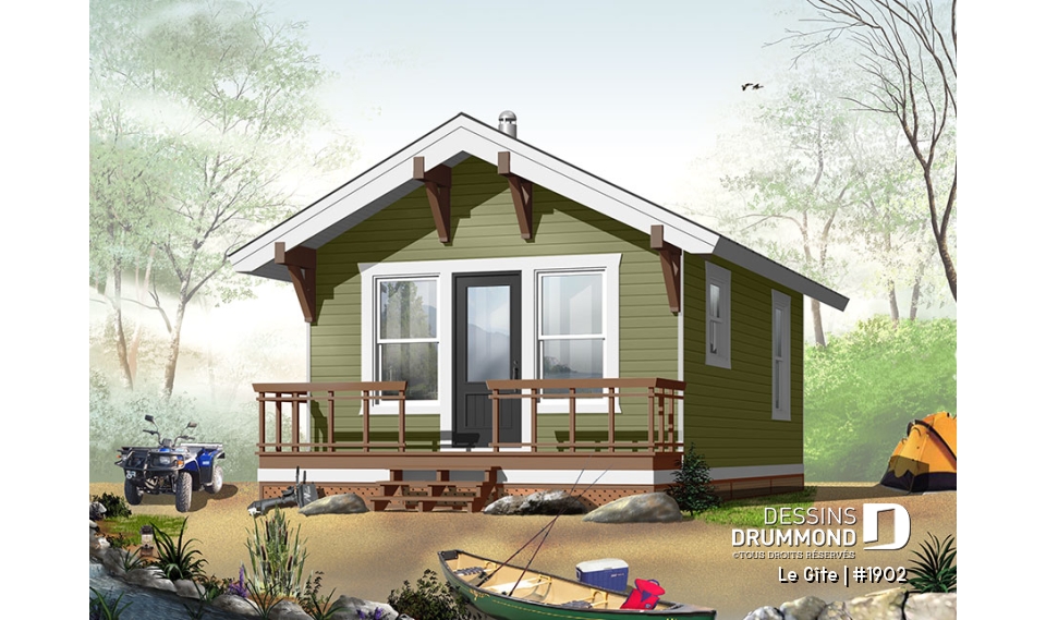 Version couleur no. 2 - Vue avant - Le Gîte