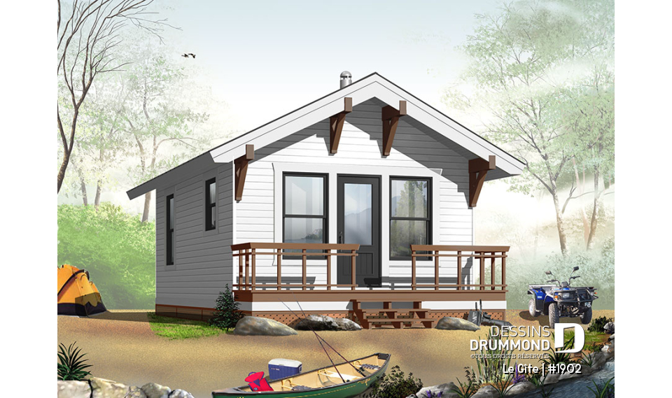 Version couleur no. 3 - Vue avant - Le Gîte