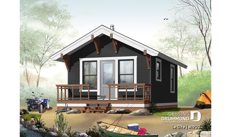 Version couleur no. 4 - Vue avant - Le Gîte