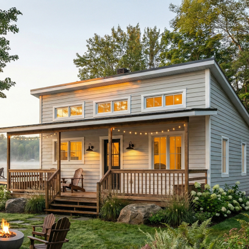 Élévation arrière - Le Relais 2