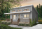 Version couleur no. 1 - Vue avant - Plan de chalet moderne 4 saisons – 2 à 4 chambres, sous-sol modulable et poêle à bois - Le Relais 3