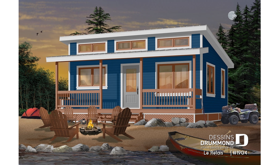 Version couleur no. 1 - Vue avant - Le Relais    