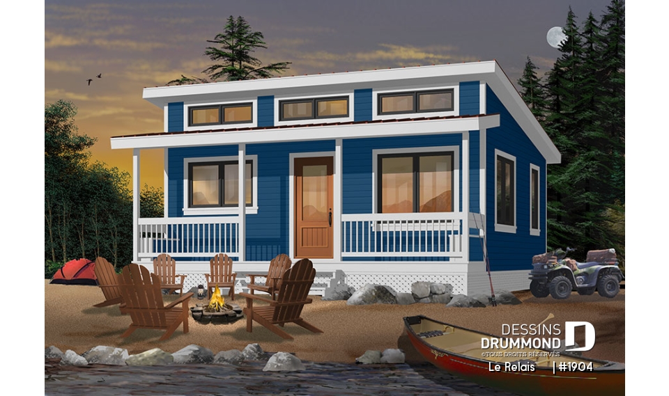 Version couleur no. 1 - Vue avant - Le Relais    