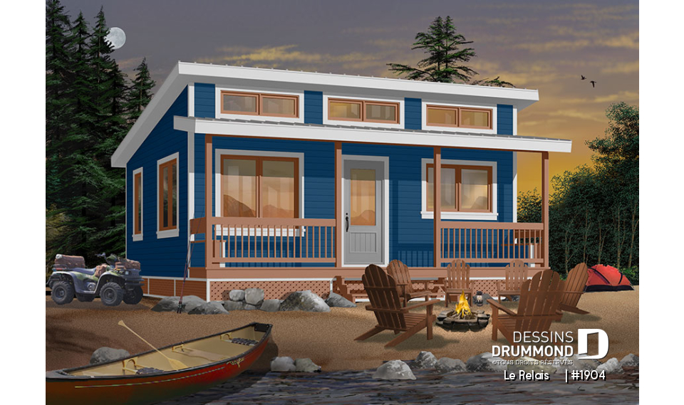 Version couleur no. 1 - Vue avant - Le Relais    