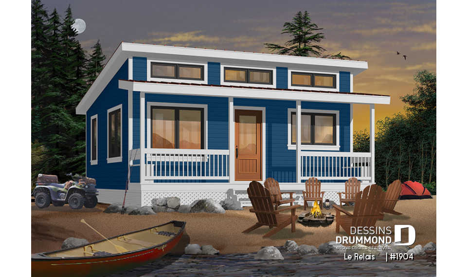 Version couleur no. 1 - Vue avant - Le Relais    