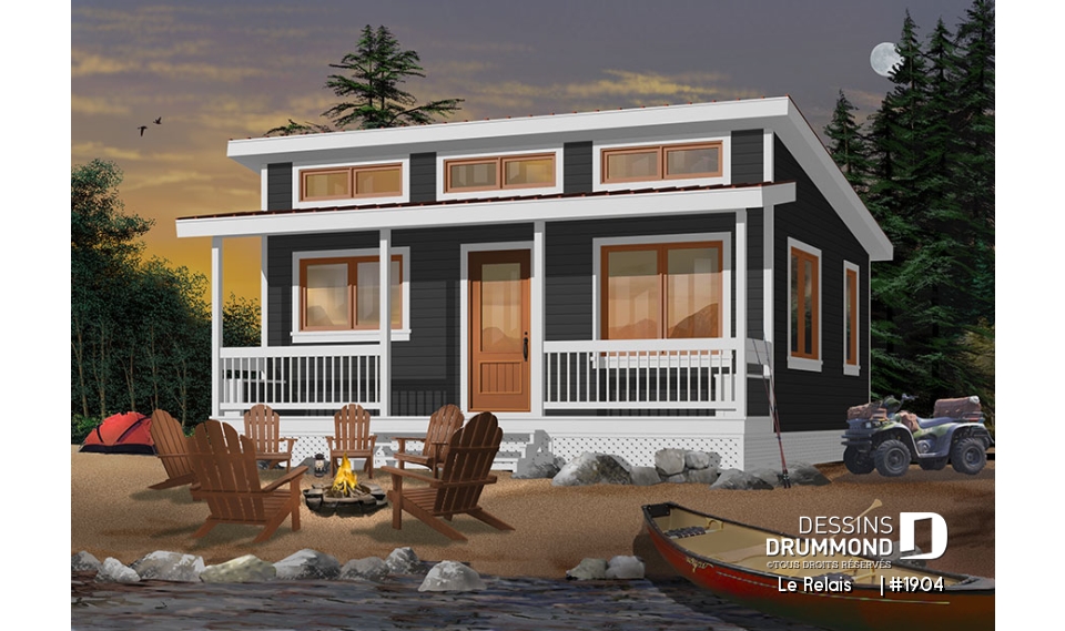 Version couleur no. 2 - Vue avant - Le Relais    