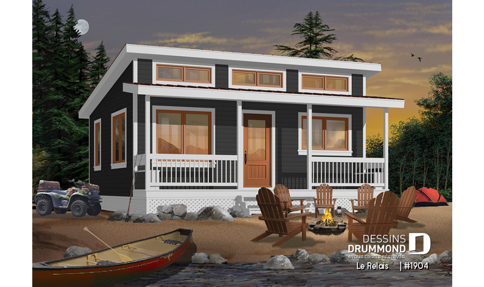 Version couleur no. 2 - Vue avant - Le Relais    