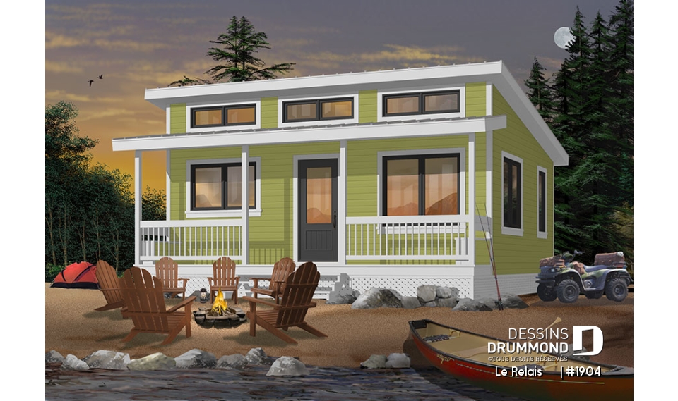 Version couleur no. 3 - Vue avant - Le Relais    