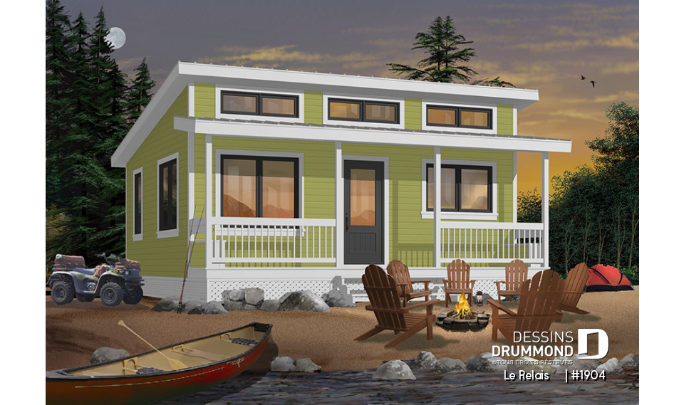 Version couleur no. 3 - Vue avant - Le Relais    