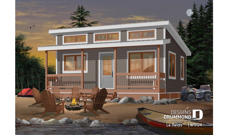 Version couleur no. 4 - Vue avant - Le Relais    