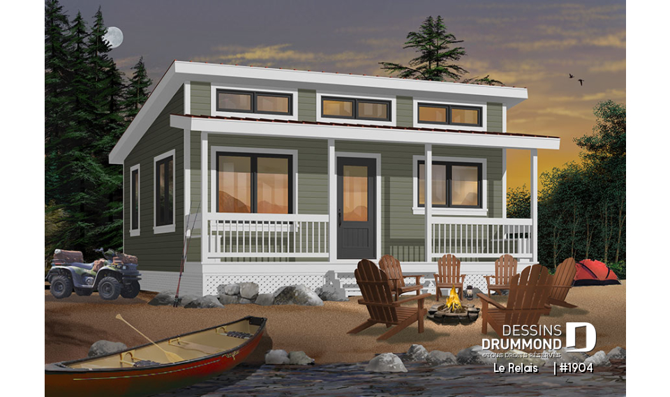 Version couleur no. 4 - Vue avant - Le Relais    