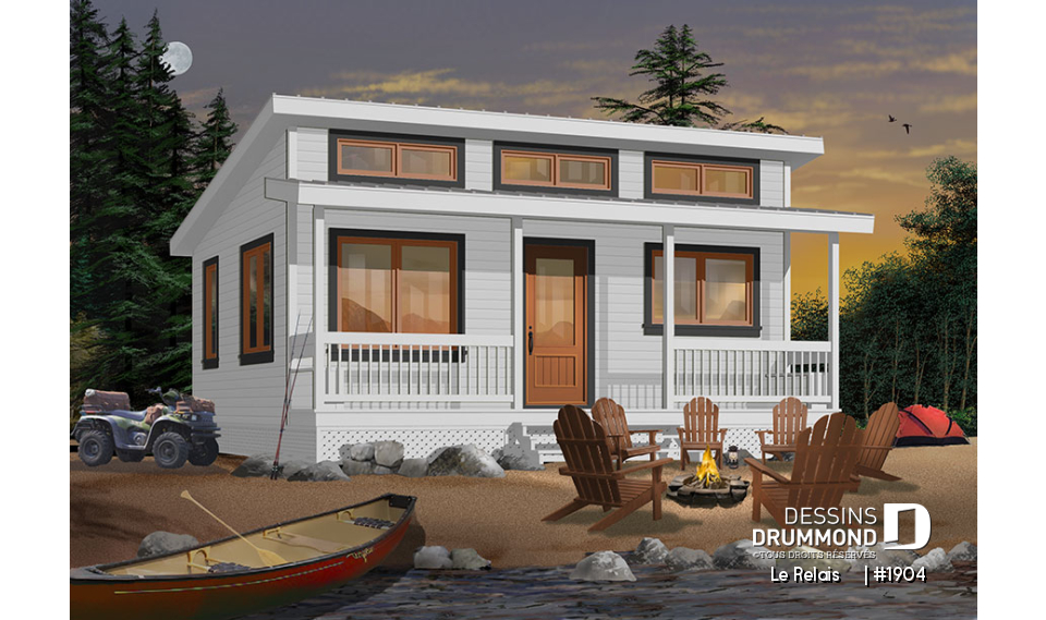 Version couleur no. 5 - Vue avant - Le Relais    