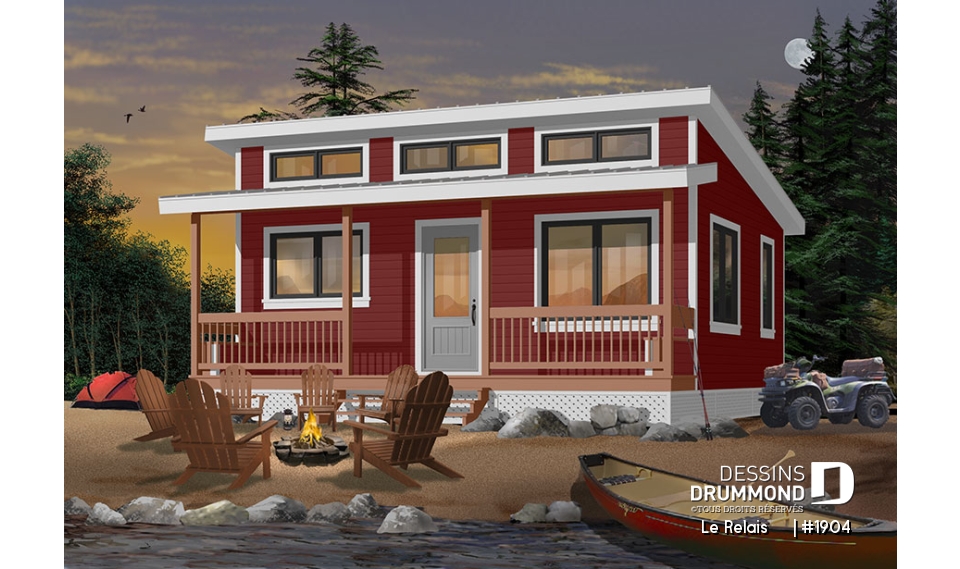 Version couleur no. 7 - Vue avant - Le Relais    