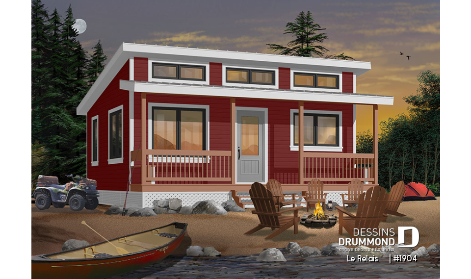 Version couleur no. 7 - Vue avant - Le Relais    