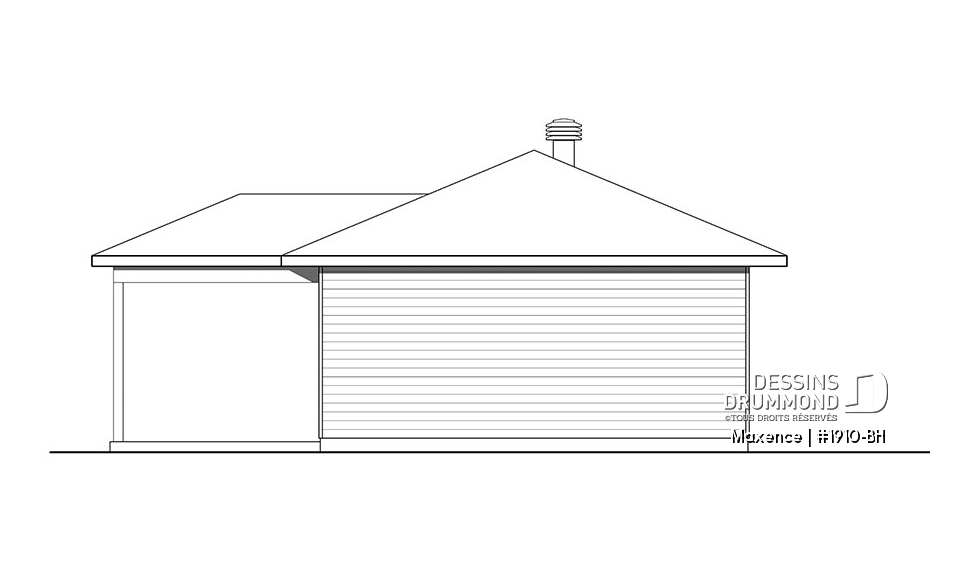 Élévation arrière - Maxence