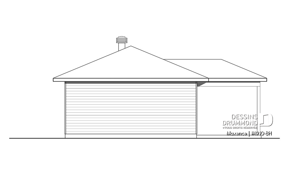 Élévation arrière - Maxence