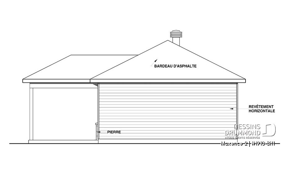 Élévation arrière - Maxence 2