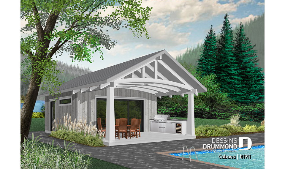 Vue avant - MODÈLE DE BASE - Cabana