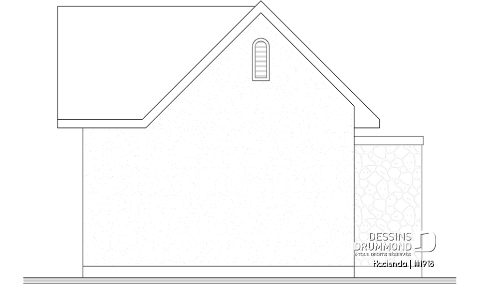 Vue arrière - MODÈLE DE BASE - Hacienda