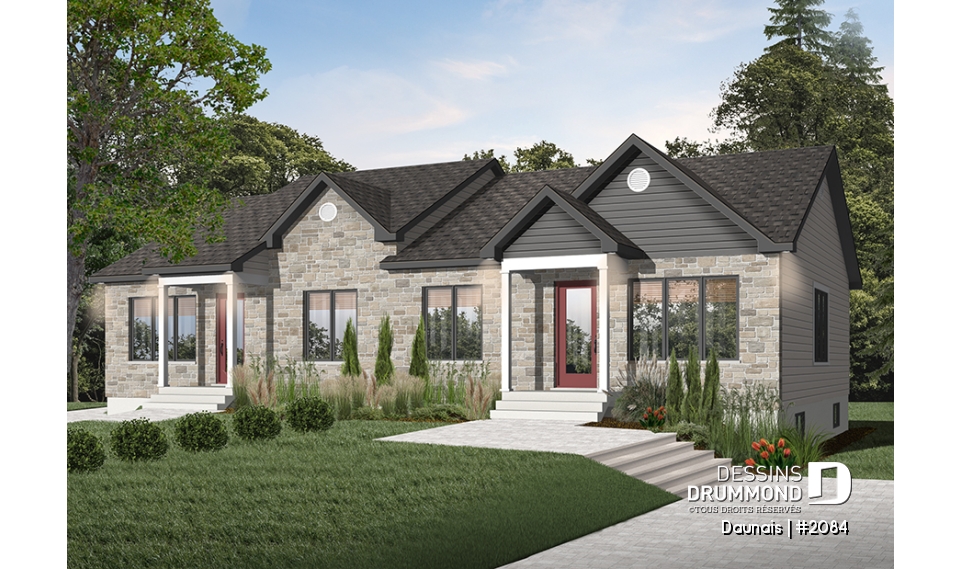 Version couleur no. 2 - Vue avant - Daunais