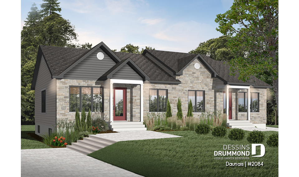 Version couleur no. 2 - Vue avant - Daunais