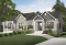 Vue avant - MODÈLE DE BASE - Plan de maisons Jumelées de style Craftsman, 2 chambres, sous-sol à aménager, espace ouvert - Daunais