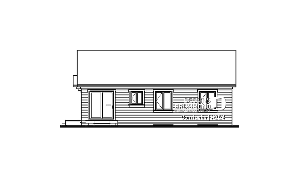 Élévation arrière - Constantin