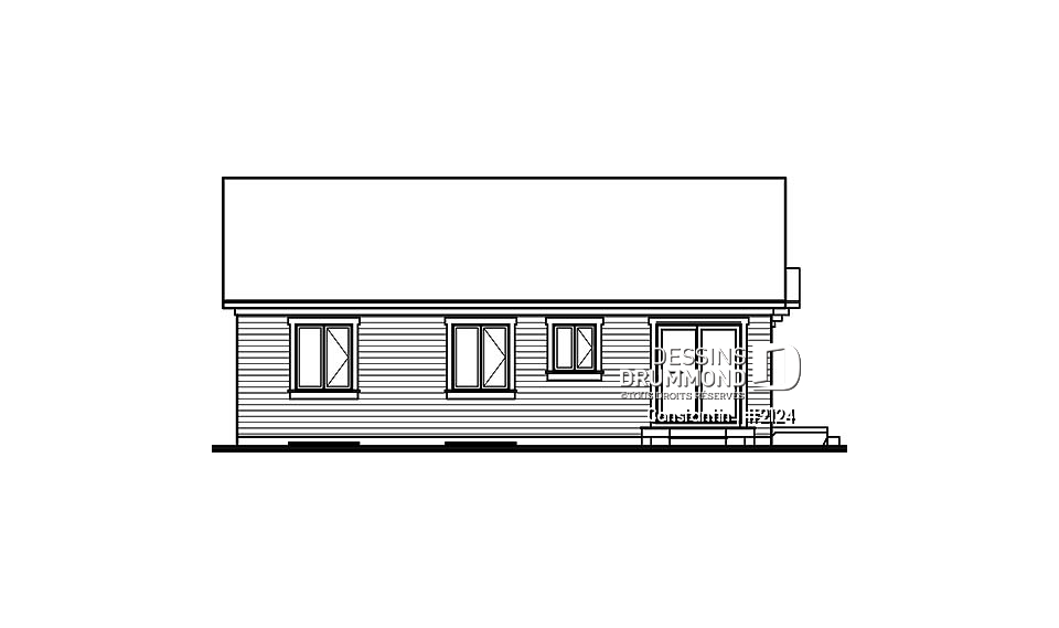 Élévation arrière - Constantin